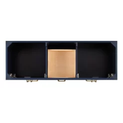 60" Burfield Double Vanity For Rectangular Undermount Sinks - Midnight Navy Blue -Home-Bathroom 466034 burfield vanity midnight navy blue 60 top MV80 1