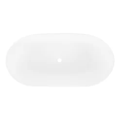 66" Catino Solid Surface Freestanding Tub - Matte Finish -Home-Bathroom 466610 Catino tub WH 66 top MV80 scaled