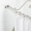 Curved Double Solid Brass Shower Curtain Rod