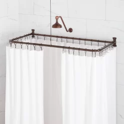 D-Shaped Solid Brass Shower Curtain Rod -Home-Bathroom 466791 d rod ORB 27x60 Beauty10 scaled