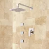 Ryle Wall-Mount Rainfall Shower Set With Body Jets
