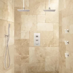 Ryle Dual Rainfall Shower System With Hand Shower & Body Sprays
