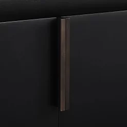 72" Talyn Mahogany Double Vanity For Rectangular Undermount Sinks - Black -Home-Bathroom 471389 72 mahogany vanity cabinet black detail1 1