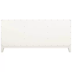 72" Talyn Mahogany Double Vanity For Rectangular Undermount Sinks - Soft White -Home-Bathroom 471391 72 mahogany double vanity cabinet white back 2