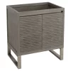 30" Dickson Teak Vanity - Gray Wash - Vanity Cabinet Only