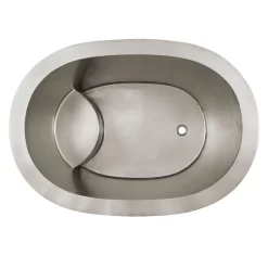 48" Raksha Stainless Steel Japanese Soaking Tub -Home-Bathroom 473902 Raksha tub SS 48 top MV80 scaled
