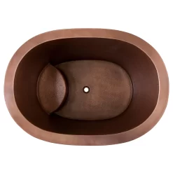 48" Raksha Hammered Copper Japanese Soaking Tub -Home-Bathroom 473922 Raksha tub ACP 48 top MV80 scaled
