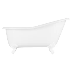 57" Erica Cast Iron Clawfoot Tub - Imperial Feet -Home-Bathroom 475654 Erica tub WH imperial feet WH RR 57 front MV70 scaled