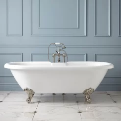 69" Audrey Acrylic Clawfoot Tub - Imperial Feet