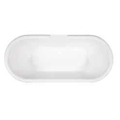 69" Audrey Acrylic Clawfoot Tub - Imperial Feet 13 69" Audrey Acrylic Clawfoot Tub - Imperial Feet -Home-Bathroom 475797 Audrey tub WH imperial feet BN RR 69 top MV100 scaled