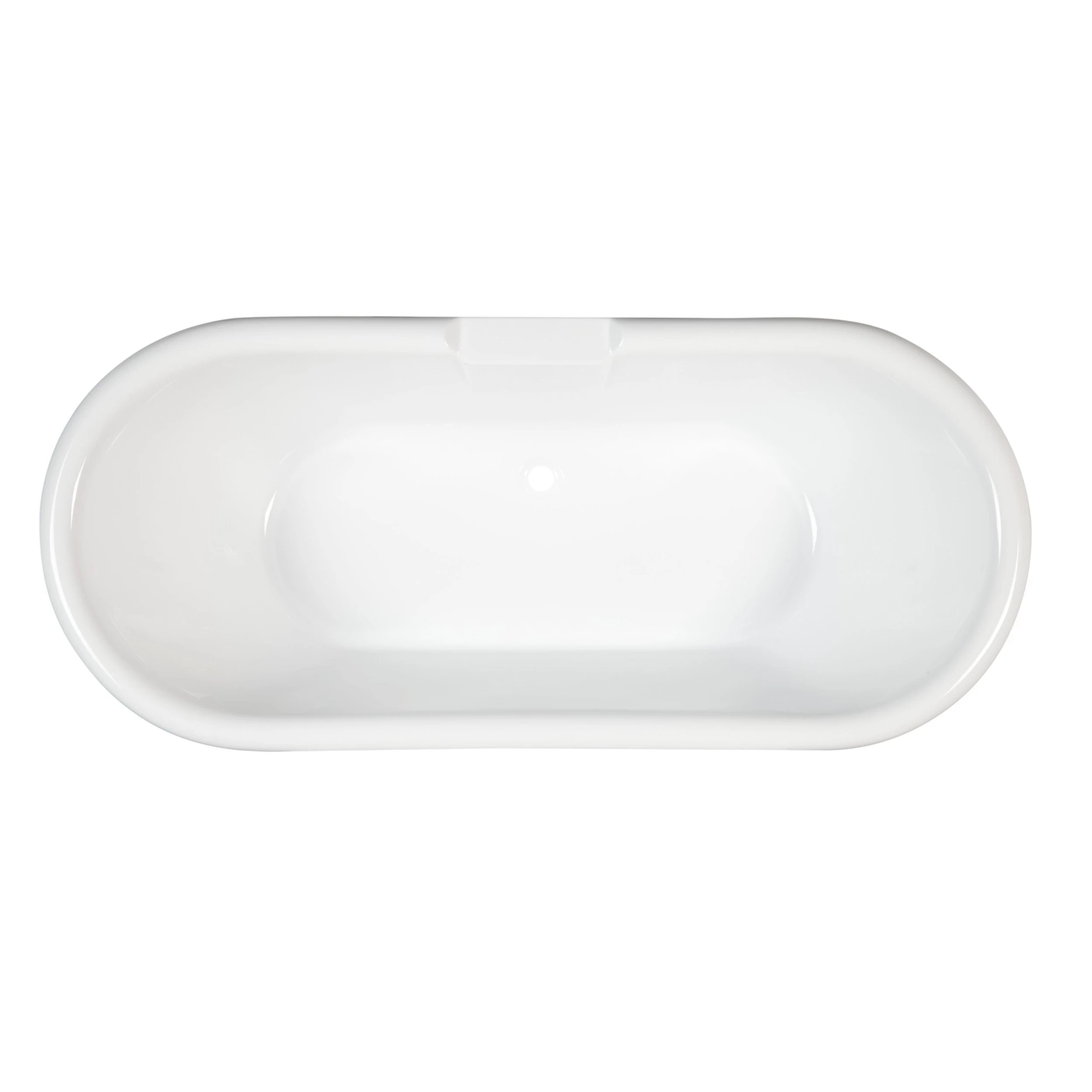 69" Audrey Acrylic Clawfoot Tub - Imperial Feet 4 69" Audrey Acrylic Clawfoot Tub - Imperial Feet - Image 4