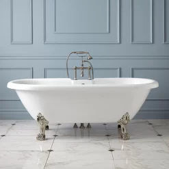 59" Audrey Acrylic Clawfoot Tub - Lion Feet