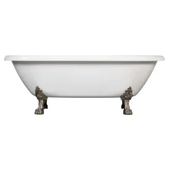 69" Audrey Acrylic Clawfoot Tub - Lion Feet -Home-Bathroom 475805 Audrey tub WH lion paw feet BN RR 69 front MV70 scaled