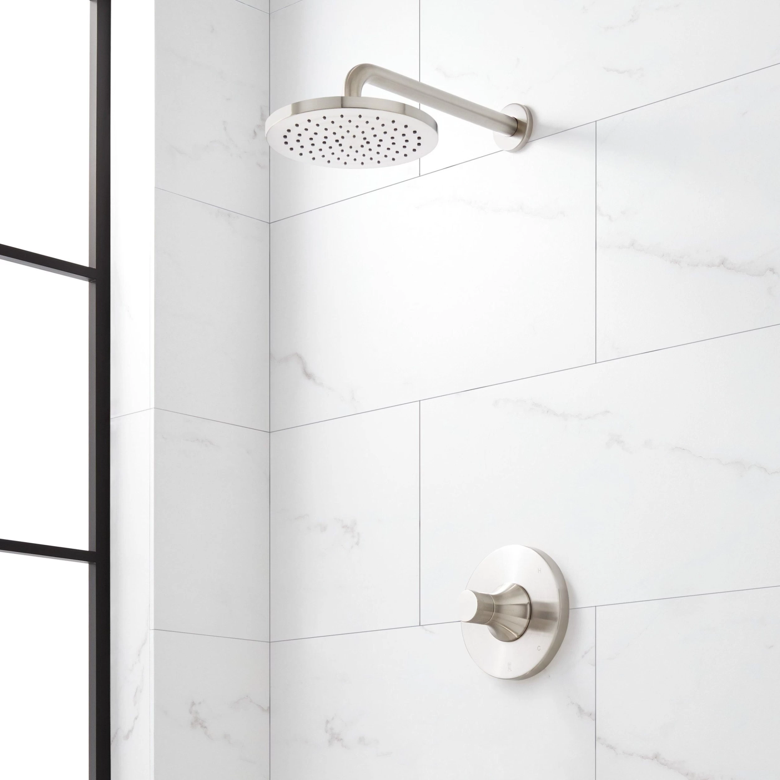 Lentz Pressure Balance Shower System With Knob Handles 2 Lentz Pressure Balance Shower System With Knob Handles - Image 2