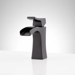 Vilamonte Single-Hole Waterfall Bathroom Faucet -Home-Bathroom 477034 vilamonte single hole faucet MB front Beauty10