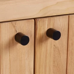 72" Osa Teak Double Vanity For Undermount Sink - Natural Teak -Home-Bathroom 477242 72 vanity cabinet teak hardware 1