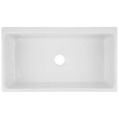 36" Gallo Fireclay Farmhouse Sink - White -Home-Bathroom 478346 Gallo fh sink WH 36 top MV90