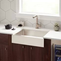27" Hazelton Stainless Steel Retrofit Farmhouse Sink
