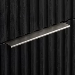 72" Manolin Vanity For Undermount Sink - Arcadian Black -Home-Bathroom 478446 manolin vanity arcadian black 72 no top BBdrawer Detail180 2