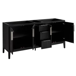 72" Manolin Vanity For Rectangular Undermount Sink - Arcadian Black -Home-Bathroom 478446 manolin vanity arcadian black 72 no top open MV70 scaled