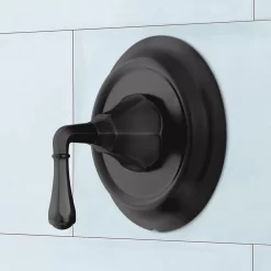 Key West Pressure Balance Tub And Shower System - Matte Black -Home-Bathroom 478490 key west PB tub and shower system MB valve MV70