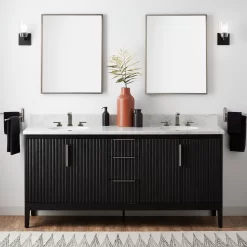 72" Manolin Vanity For Undermount Sink - Arcadian Black