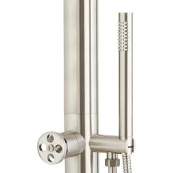 Kirwin Freestanding Outdoor Shower Panel With Hand Shower -Home-Bathroom 478730 kirwin outdoor shower SS hand shower Detail160 scaled