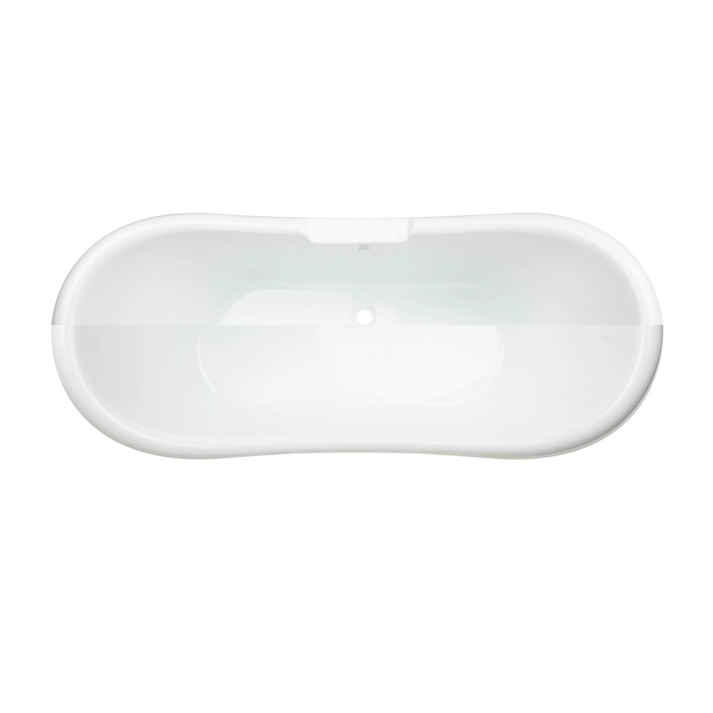 69" Rosalind Acrylic Tub - Rolled Rim - Tap Deck 4 69" Rosalind Acrylic Tub - Rolled Rim - Tap Deck - Image 4