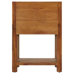 24" Celebration Console Vanity - Rustic Acacia - Vanity Cabinet Only -Home-Bathroom 480167 rustic acacia 24 console vanity back 1