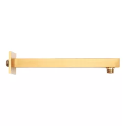 Modern Square Wall-Mount Shower Arm With Flange
