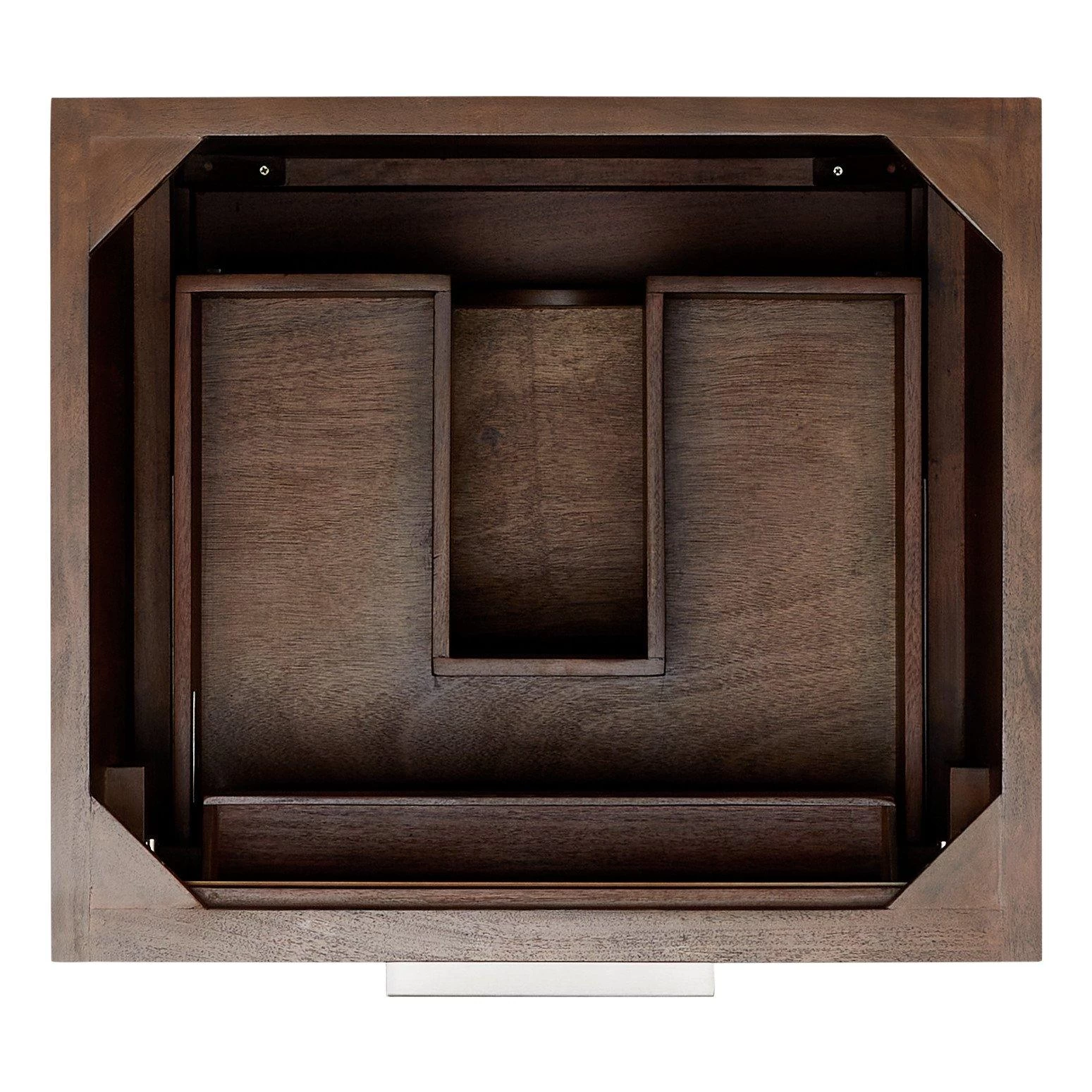 24" Hytes Mahogany Vanity With Undermount Sink - Carob Brown 6 24" Hytes Mahogany Vanity With Undermount Sink - Carob Brown - Image 6