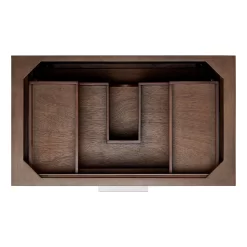 36" Hytes Mahogany Vanity With Rectangular Undermount Sink - Carob Brown -Home-Bathroom 480198 hytes vanity carob brown 36 top MV90