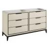 60" Hytes Mahogany Vanity - Sky Gray - Vanity Cabinet Only