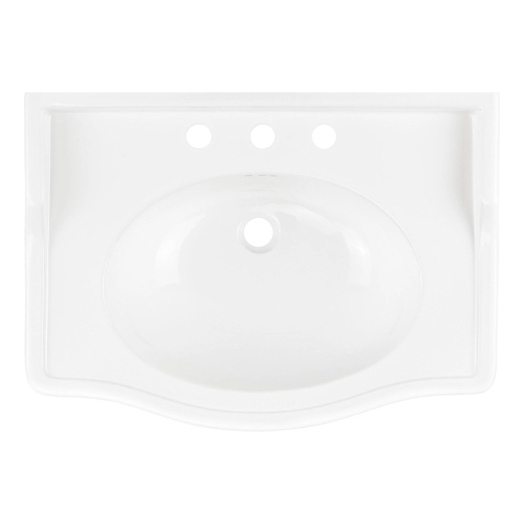 24" Cierra Console Sink With Two Tone Brass Stand - Black & Gold 4 24" Cierra Console Sink With Two Tone Brass Stand - Black & Gold - Image 4