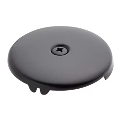 Overflow Cover Plate With Single Screw -Home-Bathroom 480527 Overflow Cover MB 1 Screw Angle MV60