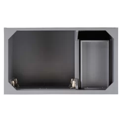36" Quen Vanity - Gray - Vanity Cabinet Only -Home-Bathroom 480543 quen vanity gray 36 top MV90