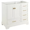 36" Quen Vanity - Soft White - Vanity Cabinet Only