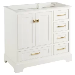 36" Quen Vanity - Soft White - Vanity Cabinet Only