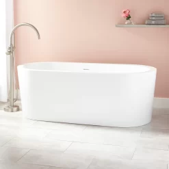 67" Arya Acrylic Freestanding Tub
