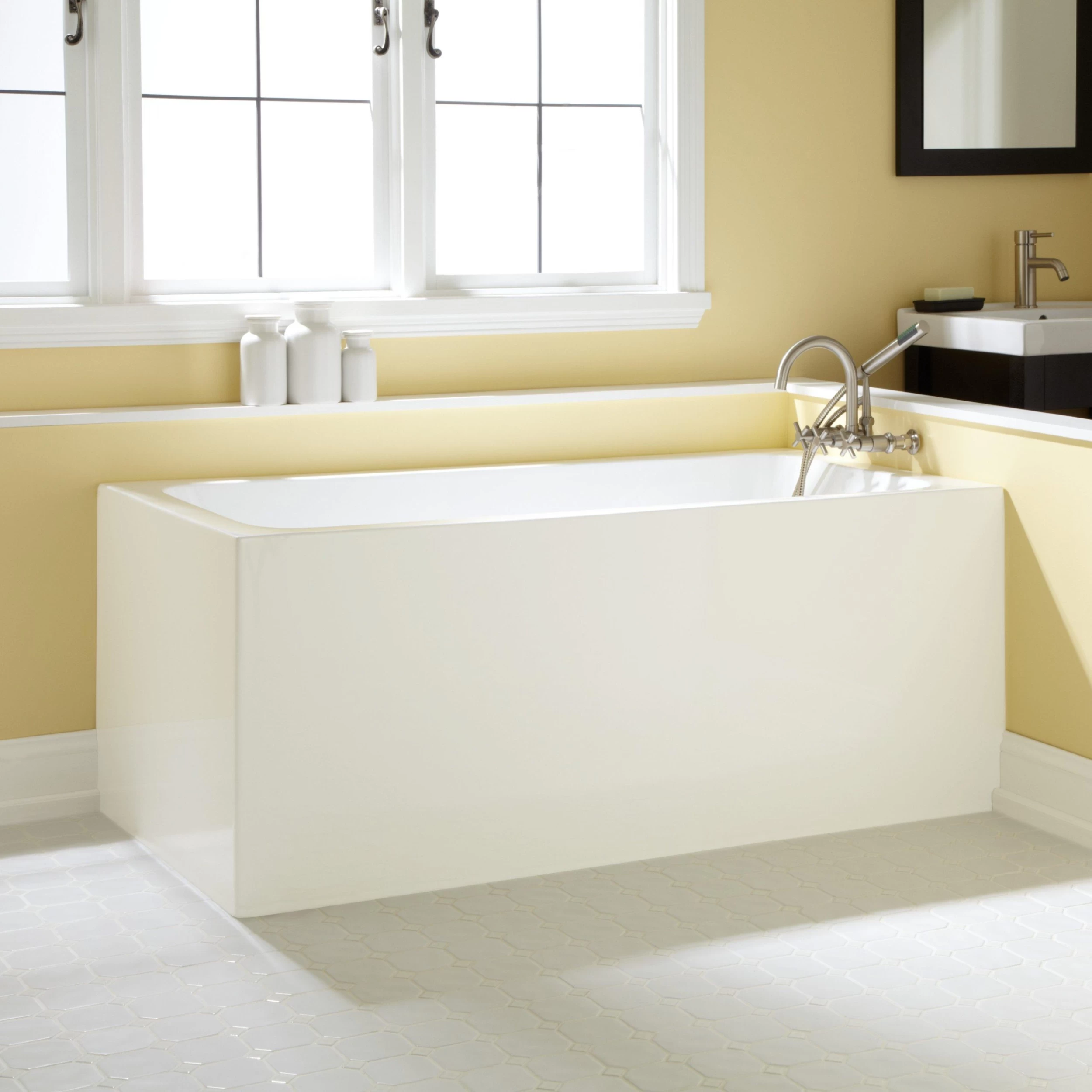 59" Aliyah Acrylic Corner Tub