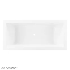 59" Eaton Acrylic Freestanding Air Tub -Home-Bathroom 480896 AIR eaton acrylic tub 59 top jet placement MV90