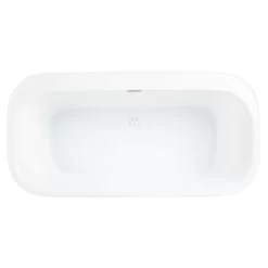 63" Rassi Acrylic Freestanding Tub 7 63" Rassi Acrylic Freestanding Tub -Home-Bathroom 480996 rassi acrylic tub BN 63 top MV80 scaled