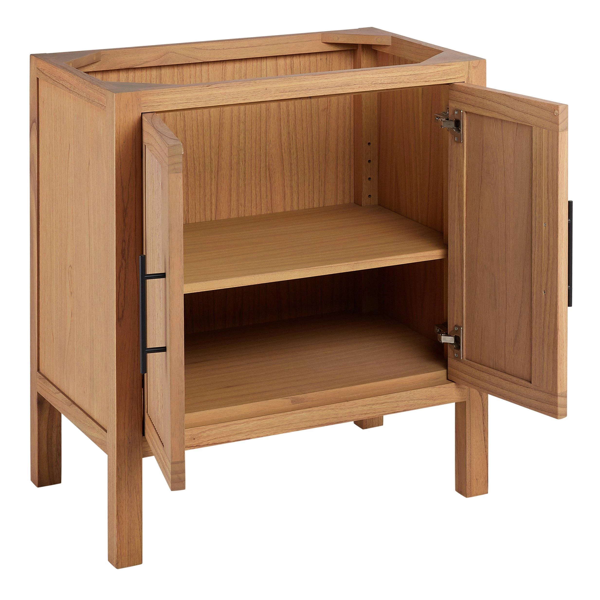 30" Ayanna Mindi Vanity With Rectangular Undermount Sink - Natural Mindi 5 30" Ayanna Mindi Vanity With Rectangular Undermount Sink - Natural Mindi - Image 5