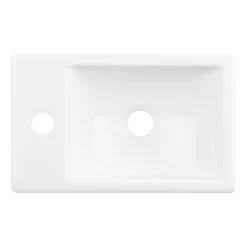 Cromwell Retangular Porcelain Wall-Mount Sink -Home-Bathroom 481910 cromwell wall mount sink WH left top MV100 scaled