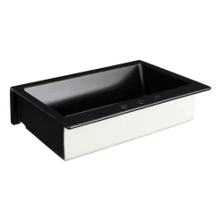 34" Galion Fireclay Retrofit Farmhouse Sink - Matte Black 7 34" Galion Fireclay Retrofit Farmhouse Sink - Matte Black -Home-Bathroom 481913 galion farmhouse sink MB 33 back MV70 scaled