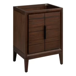 24" Aliso Teak Vanity With Undermount Sink - Java 10 24" Aliso Teak Vanity With Undermount Sink - Java -Home-Bathroom 482477 aliso vanity java 24 angle MV60