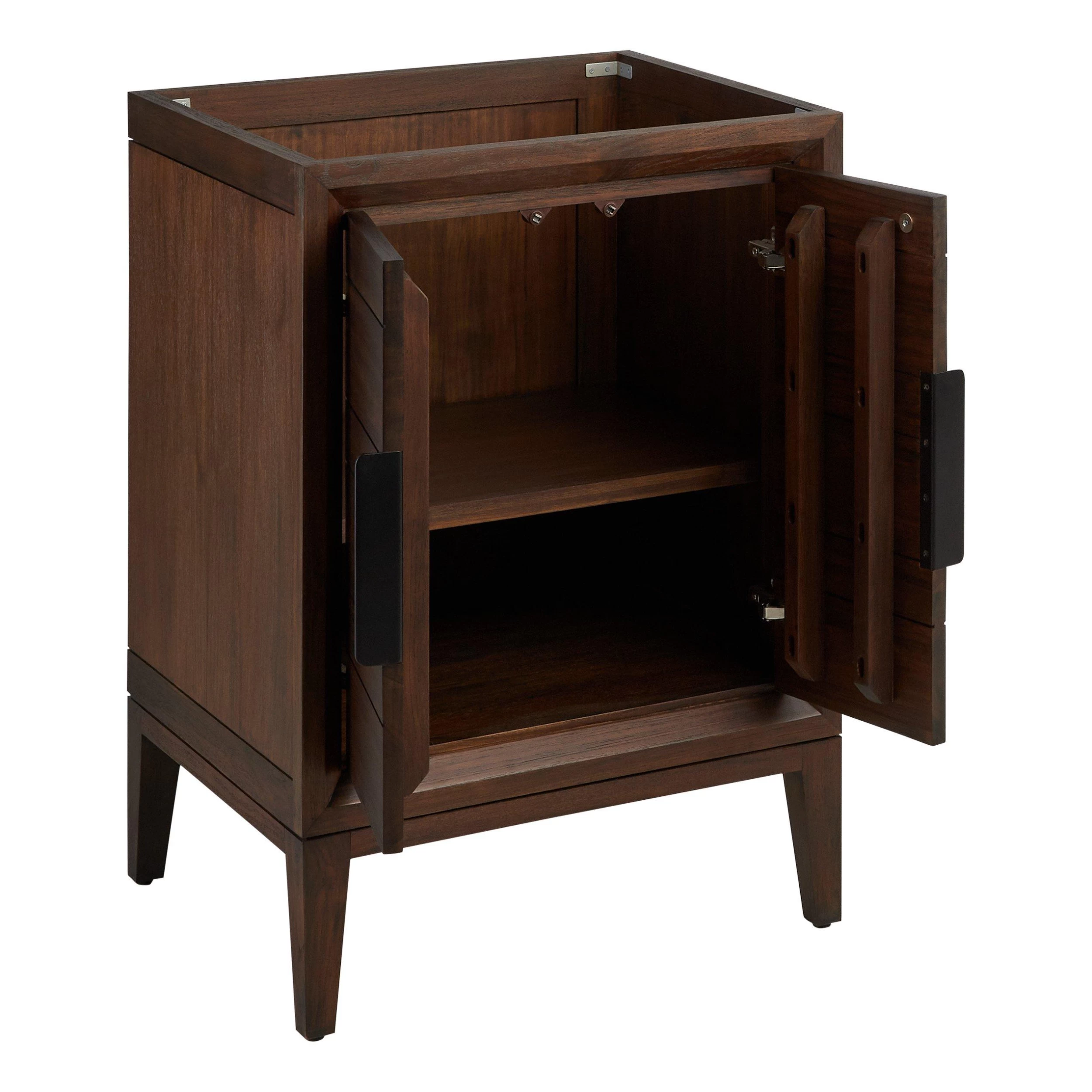 24" Aliso Teak Vanity With Undermount Sink - Java 4 24" Aliso Teak Vanity With Undermount Sink - Java - Image 4