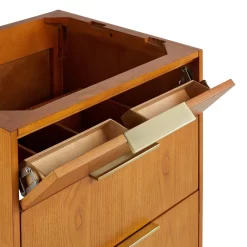 24" Dita Wall-Mount Vanity With Rectangular Undermount Sink - Honey Oak 19 24" Dita Wall-Mount Vanity With Rectangular Undermount Sink - Honey Oak -Home-Bathroom 482857 dita vanity honey oak 24 drawer Detail190 scaled