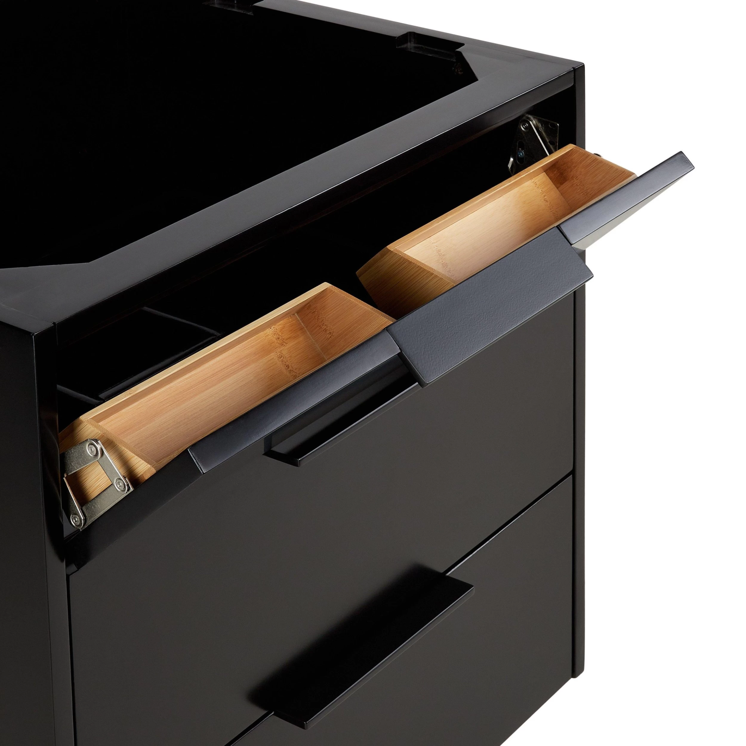 24" Dita Wall-Mount Vanity With Rectangular Undermount Sink - Black 10 24" Dita Wall-Mount Vanity With Rectangular Undermount Sink - Black - Image 10