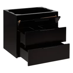 24" Dita Wall-Mount Vanity With Rectangular Undermount Sink - Black 14 24" Dita Wall-Mount Vanity With Rectangular Undermount Sink - Black -Home-Bathroom 482858 dita vanity black 24 open MV70